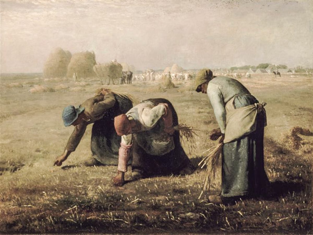 Сборщицы колосьев. Жан-Франсуа Милле