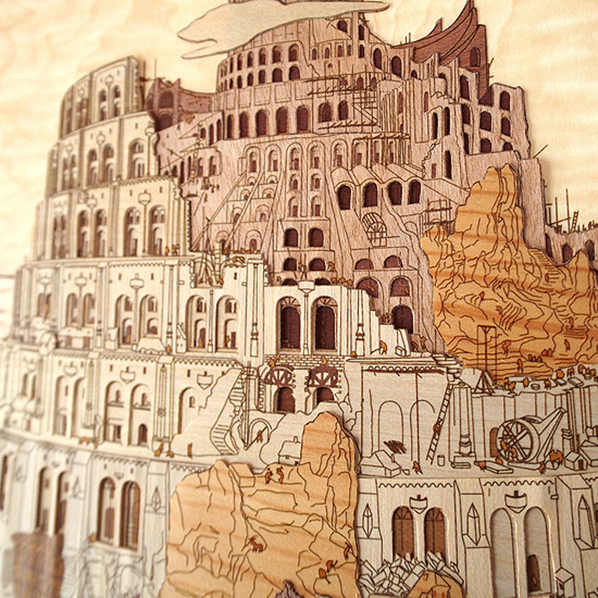 Вавилонская Башня (Вена). Питер Брейгель